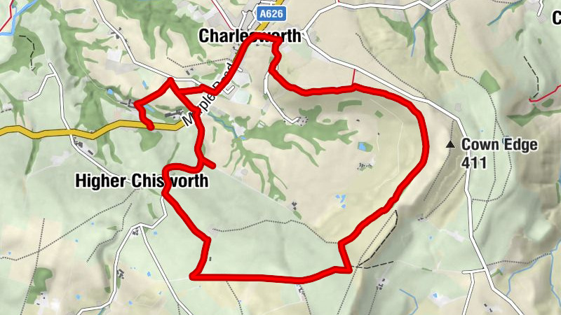 Stockport - Glossop - Charlesworth - Higher Chisworth