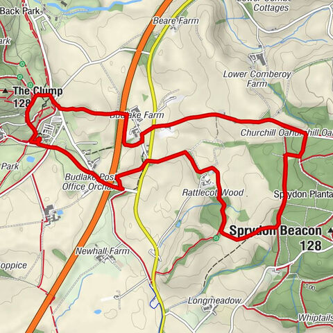 Broad Oak - Budlake - Lower Budlake - Broadclyst