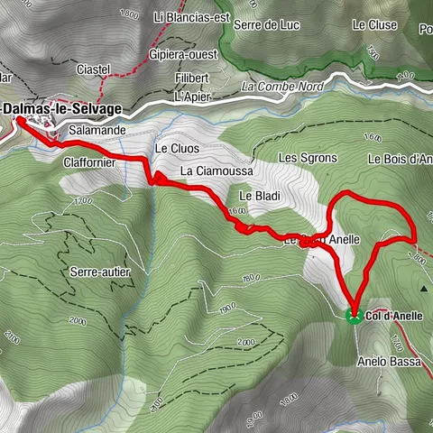 Schneeschuhwanderung auf dem Plateau d'Anelle