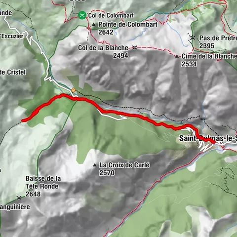 Schneeschuhwanderung Die Hütte von Braisse