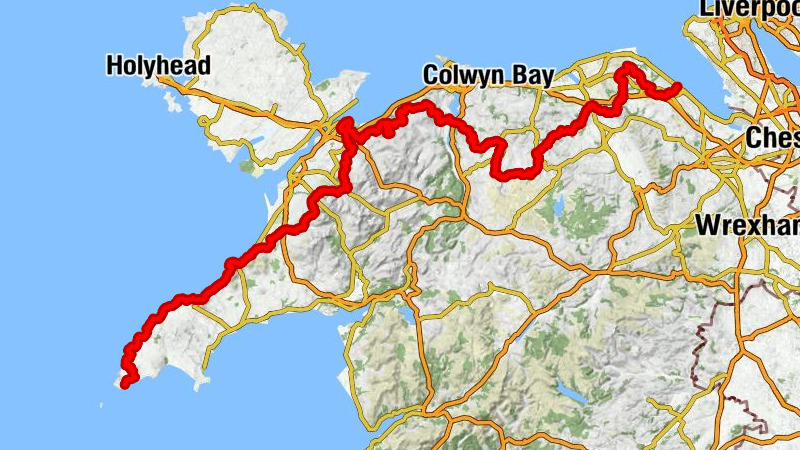 Greenfield - Pen y Ball - Coed Y Garreg - Aberdaron