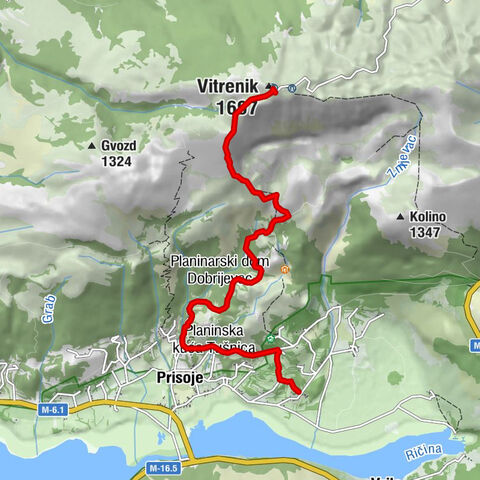 Gaj - Prisoje - Vitrenik