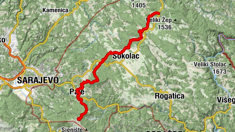 Han Pijesak - Crkva Sv. Đorđa - Gavranka - Јахорина