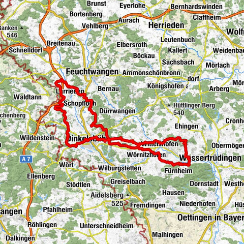 Kühnhardt am Schlegel - St. Nikolaus - Achtelbuck - Wilhelmshöhe