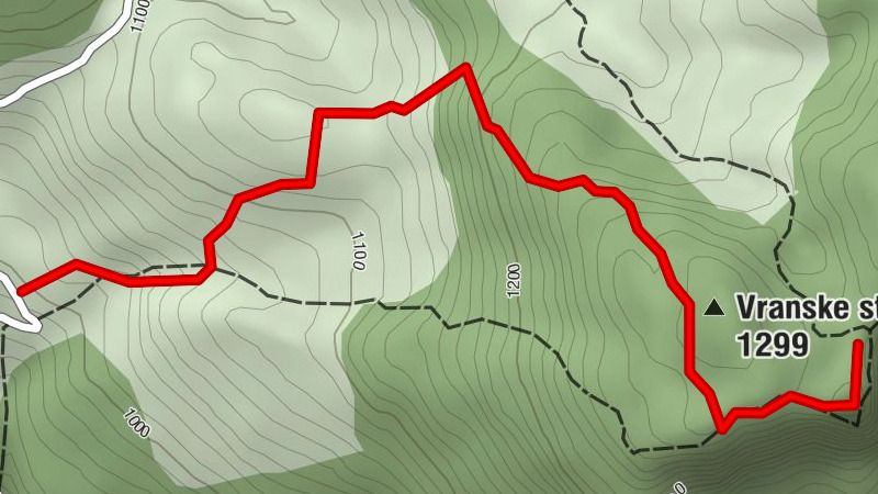 Grad Konjic - Vranske stijene