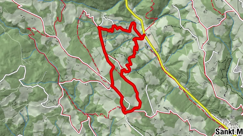 Rundtour-Bad Weißenbach- Forst- Bad Weißenbach-Wegnr.- 1b,1c