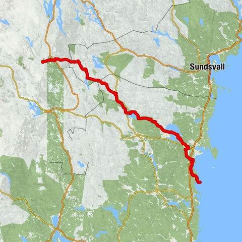 Långvind - Njutångers kyrka - Stråsjö kapell - Bergs kommun