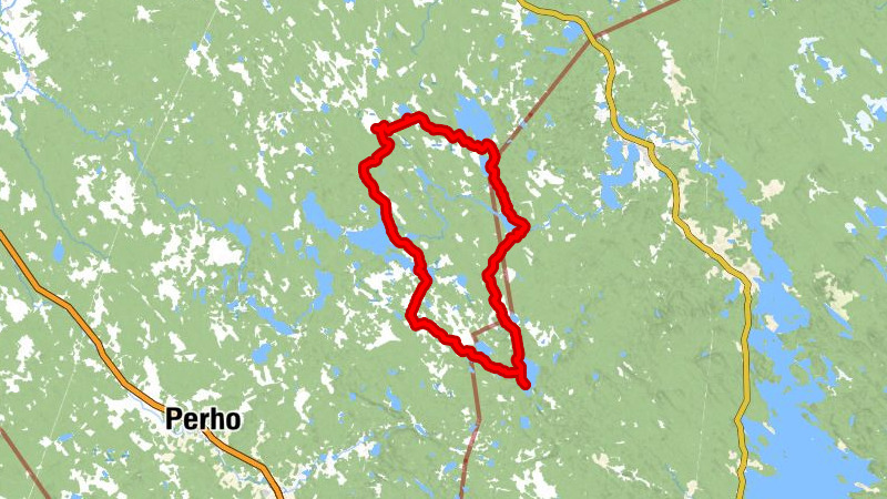 Perho - Valvatin autiotupa - Pieni Sääksjärvi, vuokratupa - Kinnula