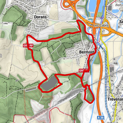 Bermont - Église Saint-Laurent - Chapelle Notre-Dame-du-Chêne - Trévenans