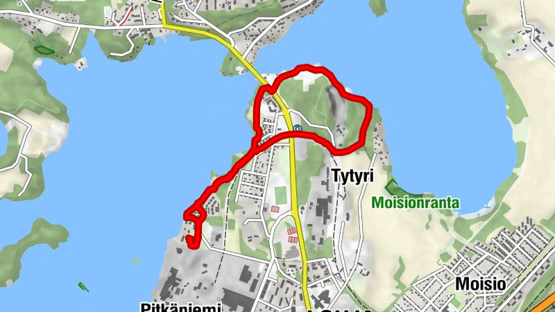 Lohja - Tytyri - Hiidensalmi