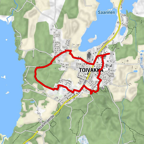 Toivakan kirkko - Toivakan seurakuntakoti - Kahvila-Ravintola Leena - Toivakka