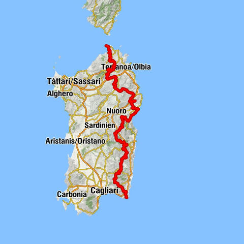 Monte Minniminni - Punta La Marmora - Perda Crapias - Monte Corrasi - Cala Grande