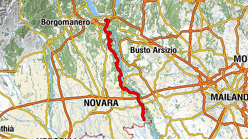 Castelletto Ticino - Sesto Calende - Castelletto sopra Ticino - Trecate