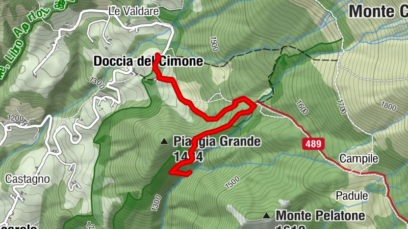 ex Capanna dei Celti - Alpe di Sara - Doccia del Cimone - Fiumalbo