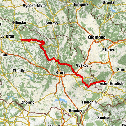 Velehrad - Buchlov - Velká Ostrá - Žďár nad Sázavou 2