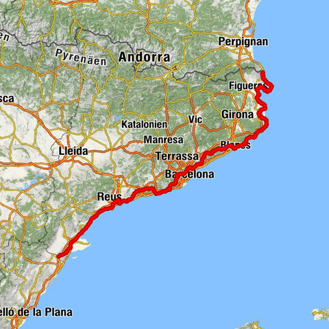 Portbou - Montplà (Montgrí) - la Morella - Ermita del Lorito