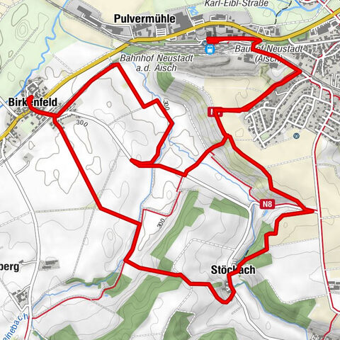 Wirtshaus SAKI - Neustadt an der Aisch - Birkenfeld - Stöckacher Mühle