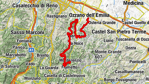 Ozzano dell'Emilia - Monte della Vigna - Monte delle Formiche - Monterenzio