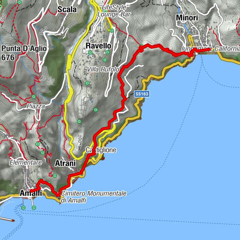 Minori - Chiesa del Santissimo Salvatore de' Birecto - Duomo di Amalfi - Amalfi