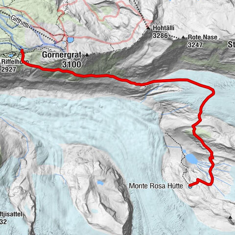 Rotenboden - Monte Rosa Hütte