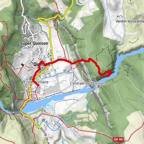 Wanderroute "Grotte de la Baume Bonne"