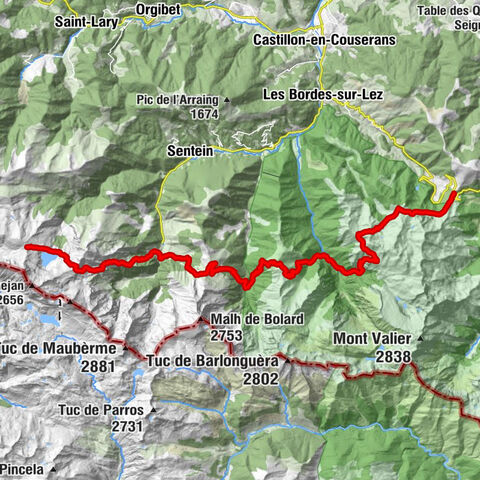 GR 10 Couserans Pyrénées - Castillon