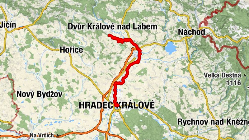 Dvůr Králové nad Labem - Restaurace Baroque - Jaroměř - Smiřice