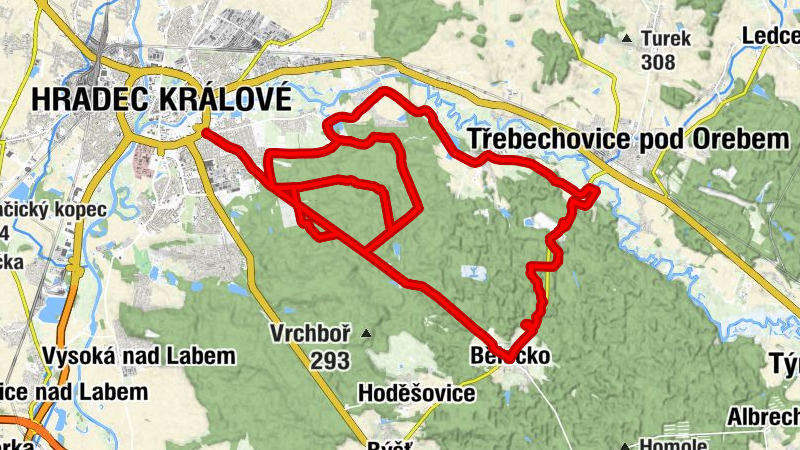 Hradec Králové - Malšovice-jih - Restaurace a penzion Zděná Bouda - Nanebevzetí Panny Marie