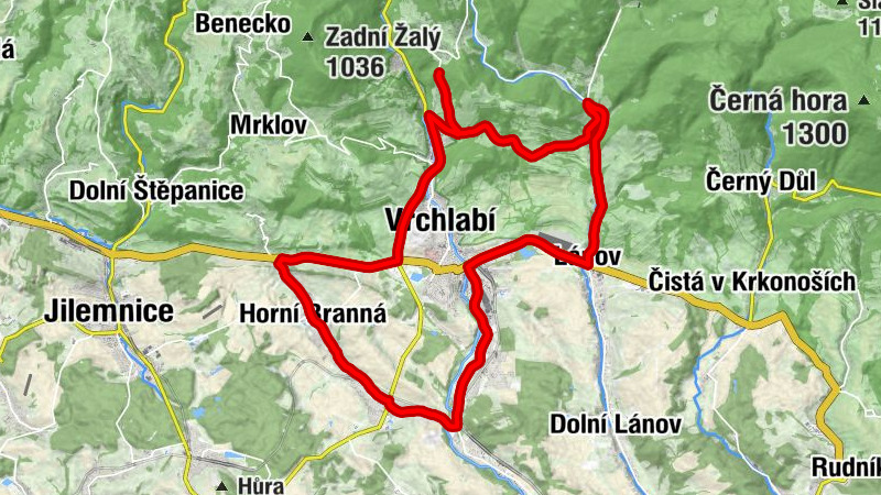 Dolní Branná - Vrchlabí - Restaurace Car Club - svatý Mikuláš
