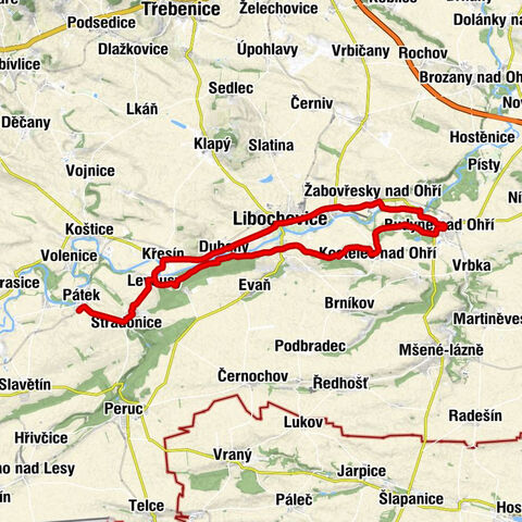 Pátek - Stradonice - Libochovice - Kostel sv.Václava