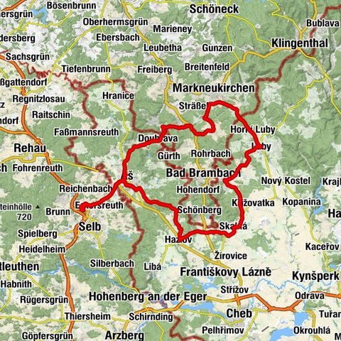 Selb-Plößberg - Svatý Ondřej - kostel svatého Jana Křtitele - Steinkreuz