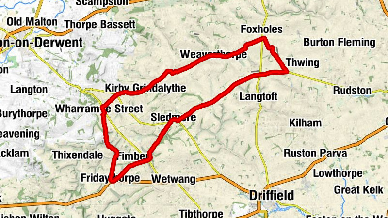 Fridaythorpe - Wolds Valley Methodist Church - St Mary's, West Lutton - St Mary, Fridaythorpe