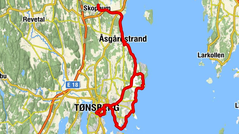 Skoppum - Borre kirke - Vallø kapell - Svend Foyns bedehus