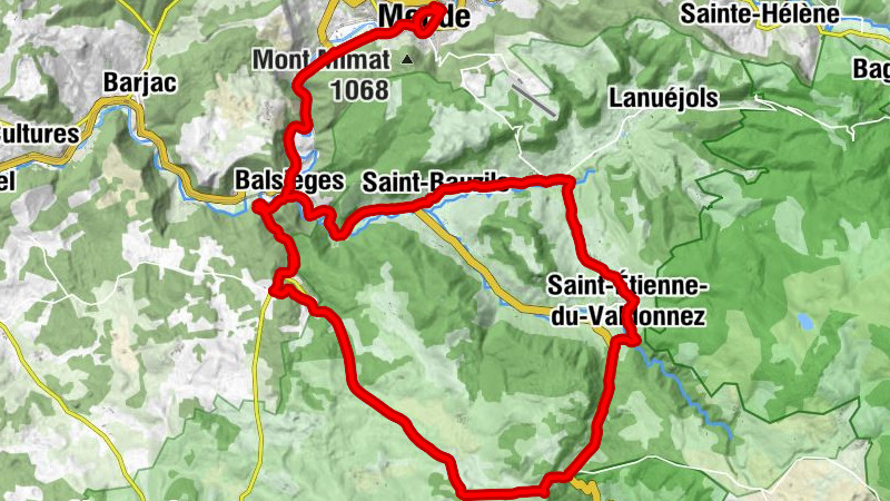 Mende - Restaurant Grill de la Tour - Église Saint-Martin - Chapelle des Pénitents Blancs