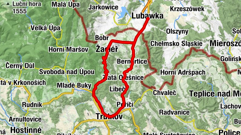 Lubawka - Kralovice Kohout - svatý Václav - kostel svaté Kateřiny