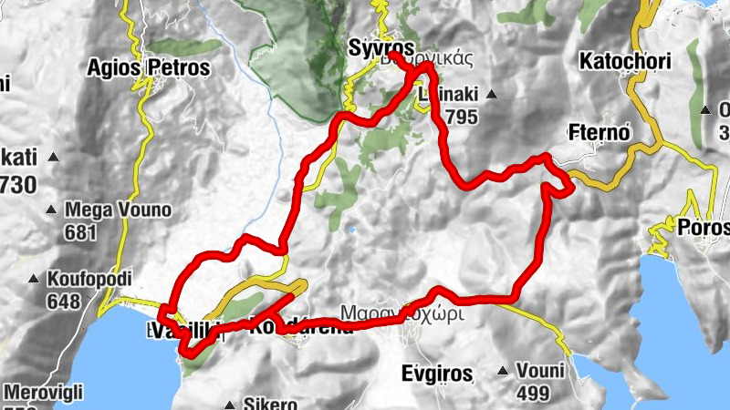 Βασιλική - Σύβρος - Βουρνικάς - Μαραντοχώρι