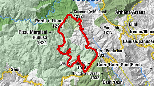 Gairo Taquisara - Taquisara - Genna Orruali - Arcu 'e su Pirastu Trottu