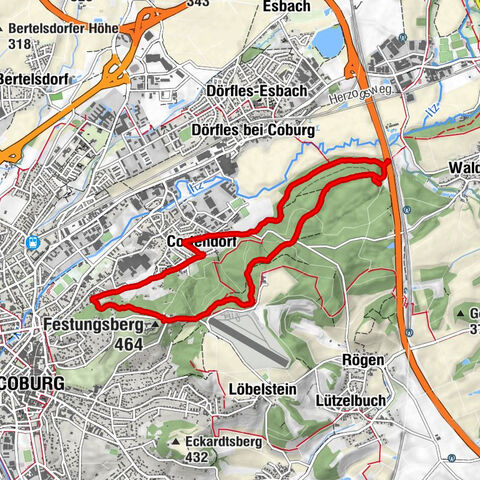 Rödental-Coburg-Coburg Veste- Rödental