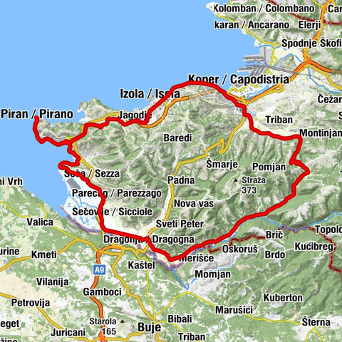 Piran / Pirano - Sv. Lucija - Cerkev Device Marije Pomočnice - Koper / Capodistria