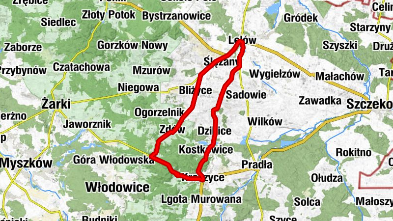 Podlesice - Perek - Szlachecki Dwór - Jura
