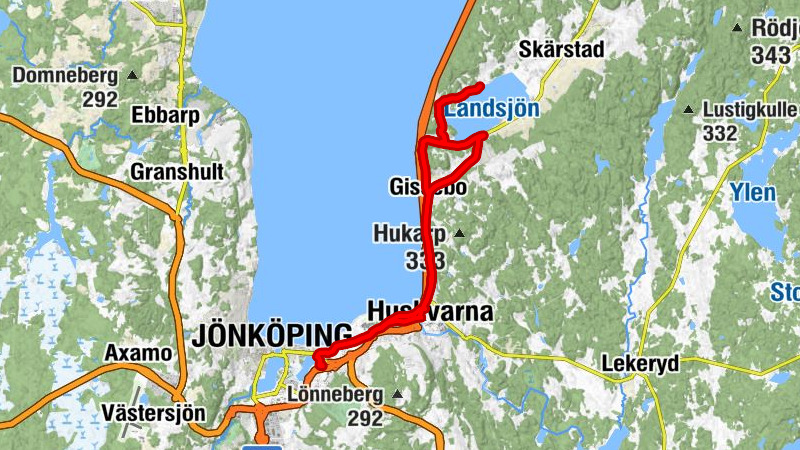 Jönköping - Huskvarna - Norrängen - Missionskyrkan Kaxholmen