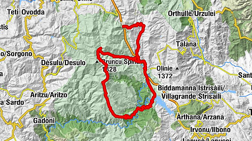 Biddamanna Istrisàili/Villagrande Strisaili - Punta La Marmora - Perda Crapias - Punta della Croce - 'Onne/Fonni