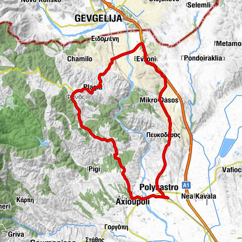 Πολύκαστρον - Το Κουτούκι - Αγίου Ιωάννου Προδρόμου - Αγία Τριάδα