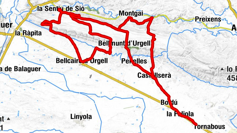 Santa Cecília - Santa Llúcia - Tossal de les Guineus - Turó de la Verge de la Guardiola