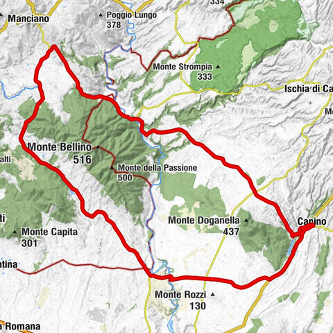 Canino - Musignano - Madonna delle Mosse