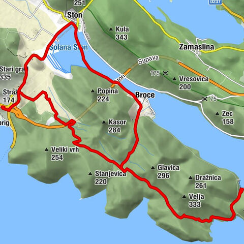 Ston - Sv. Kata - Broce