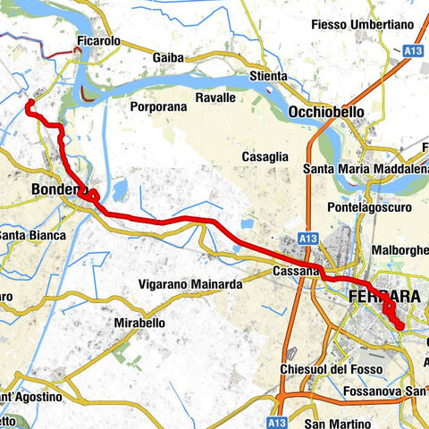 Stellata Ficarolo - Osteria degli amici miei - Oratorio di Gamberone - Chiesa di San Carlo