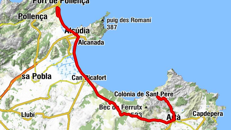 Port de Pollença - Can Cuarassa - Alcúdia - Oratori de Santa Anna