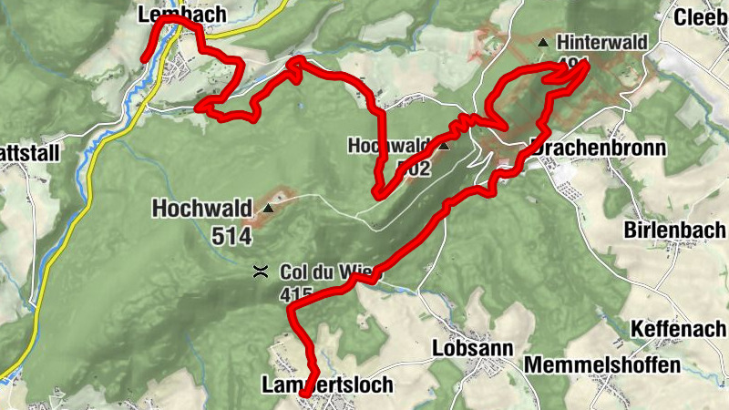 Circuit Elsass Mosel Lembach Lampertsloch
