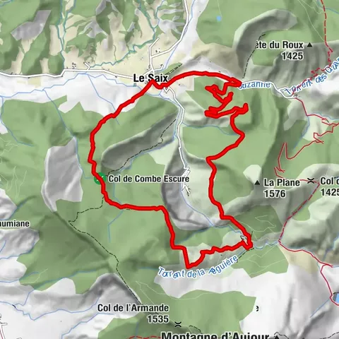 Clausonne-Rundweg (Mountainbike Nr. 27 rot)